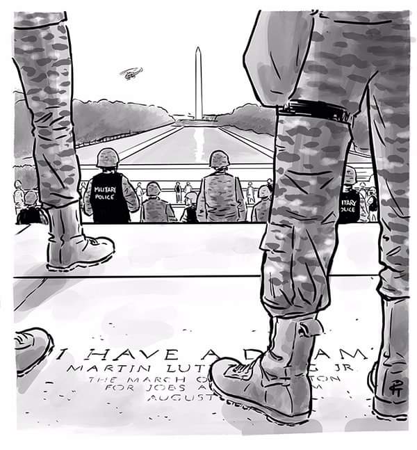 Militares veteran@s chamam soldados a se recusarem a reprimir os protestos antirracistas nos EUA. Um exemplo para @s praças&nbsp;brasileir@s!