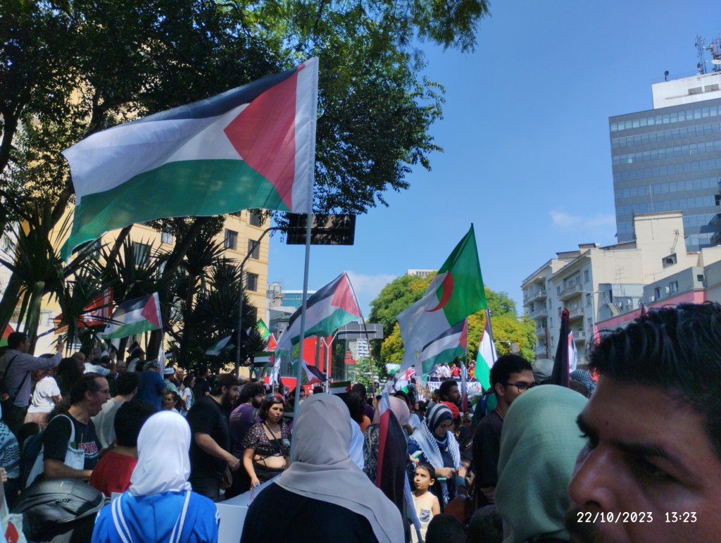 PalestinaLivre | Ato de solidariedade ao povo palestino, em São&nbsp;Paulo