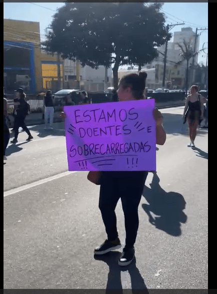 Toda solidariedade à luta do Quadro de Apoio da Educação de Taboão da Serra