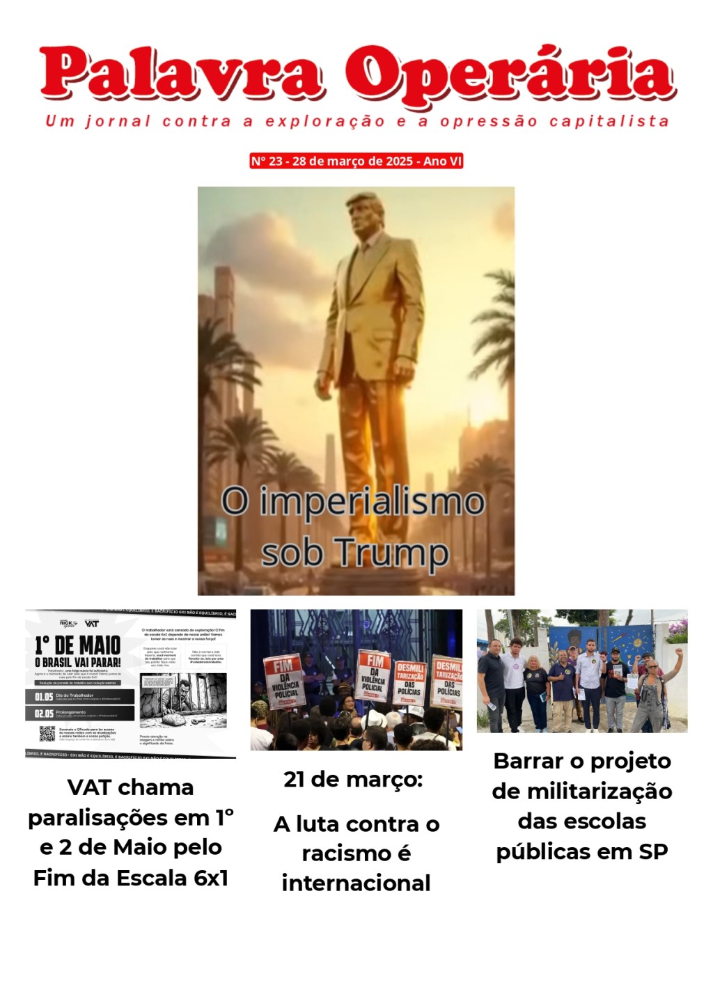 Palavra Operária n° 23 (28/3/2025)
