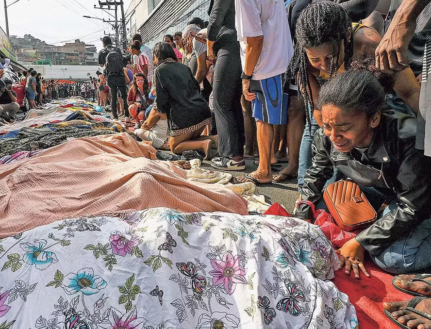 Massacre no Rio. O verdadeiro “crime organizado” é o Estado contra o povo&nbsp;trabalhador.
