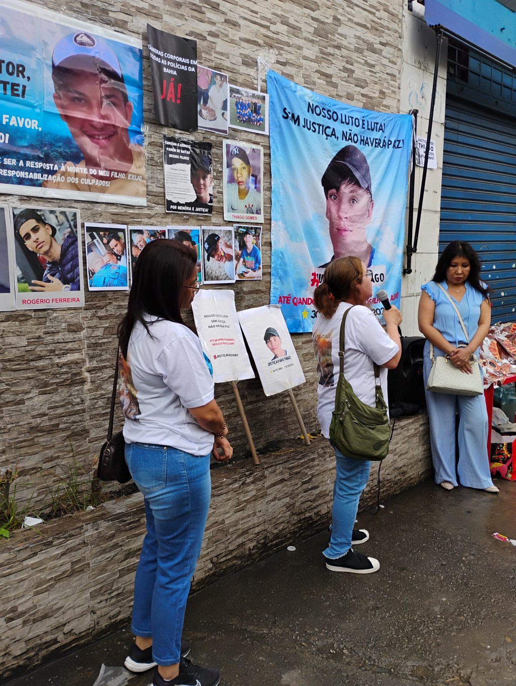 Ato por justiça para Thiago&nbsp;Gomes