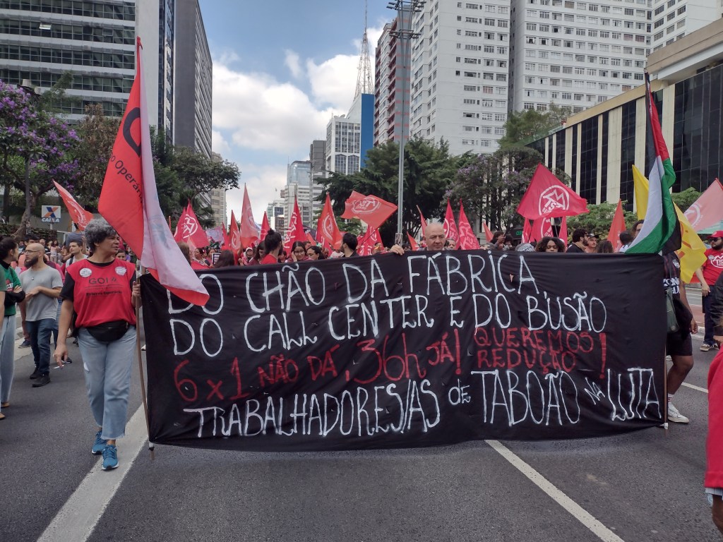 Greve Geral pelo Fim da Escala 6×1 e pela Jornada de 36 horas